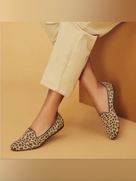 Shoes - Rothy’s The Loafer Leopard Print size 7.5